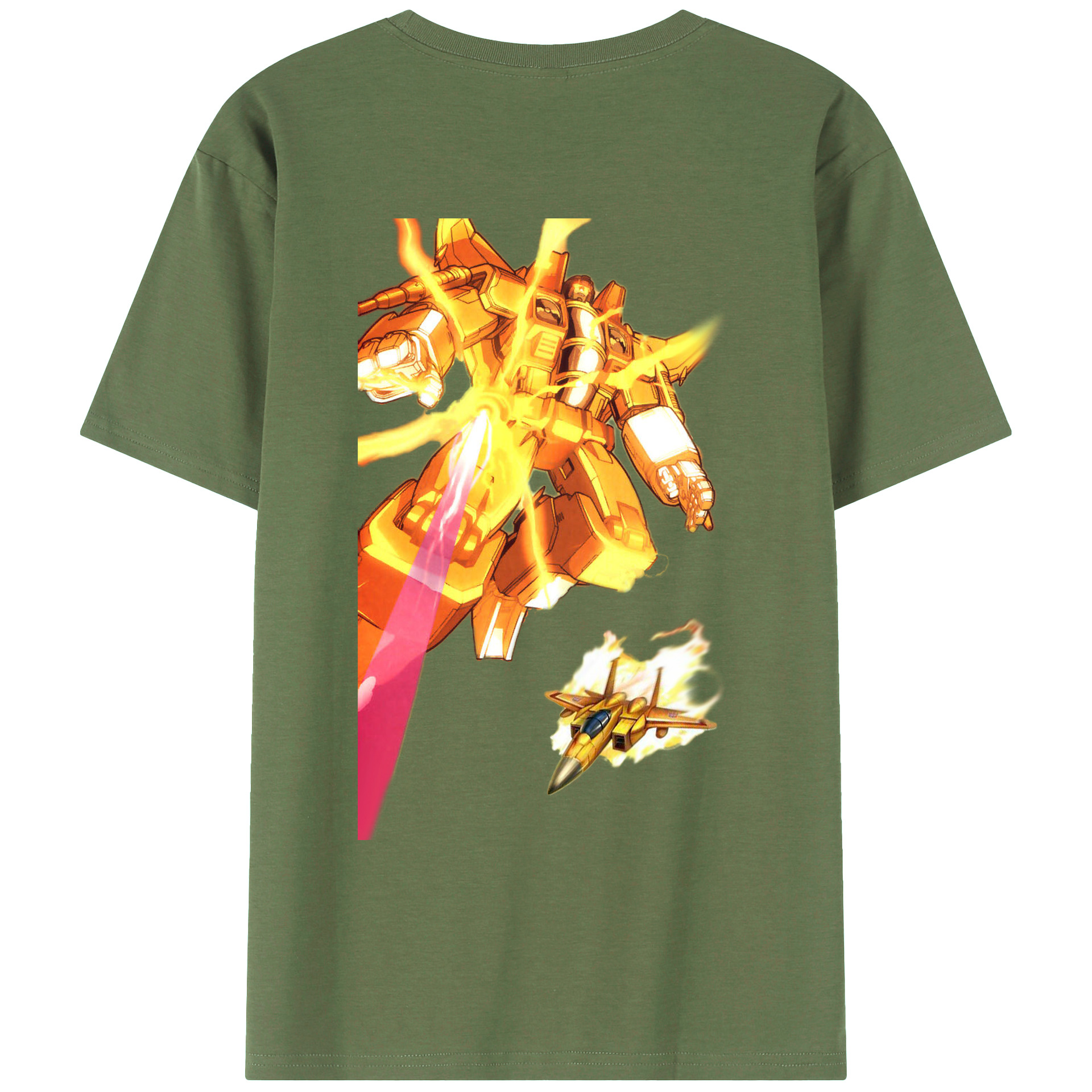 （画像用）  綿100％ メンズ半袖Tシャツ（バックプリント） 通気性
